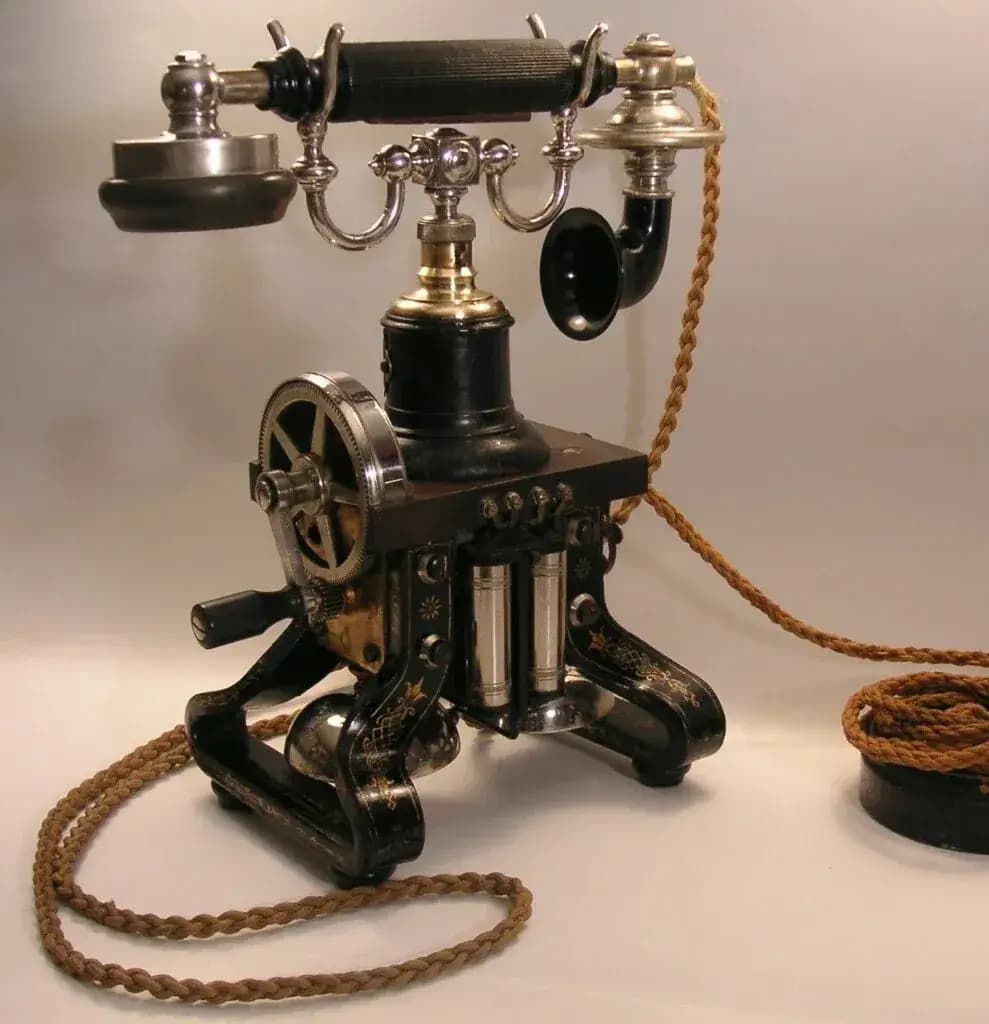 The First Telephone Handset